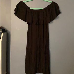 off the shoulder dress